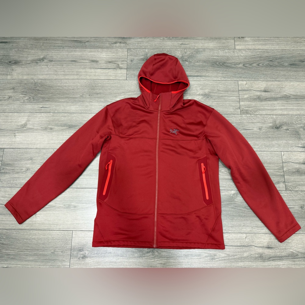 Arcteryx Red Fleece Jacket Men's Sz XL FLAW!‎